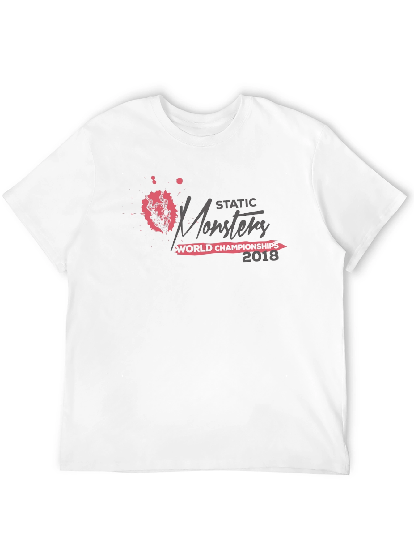Static Monsters World Championships 2018 Black T-Shirt