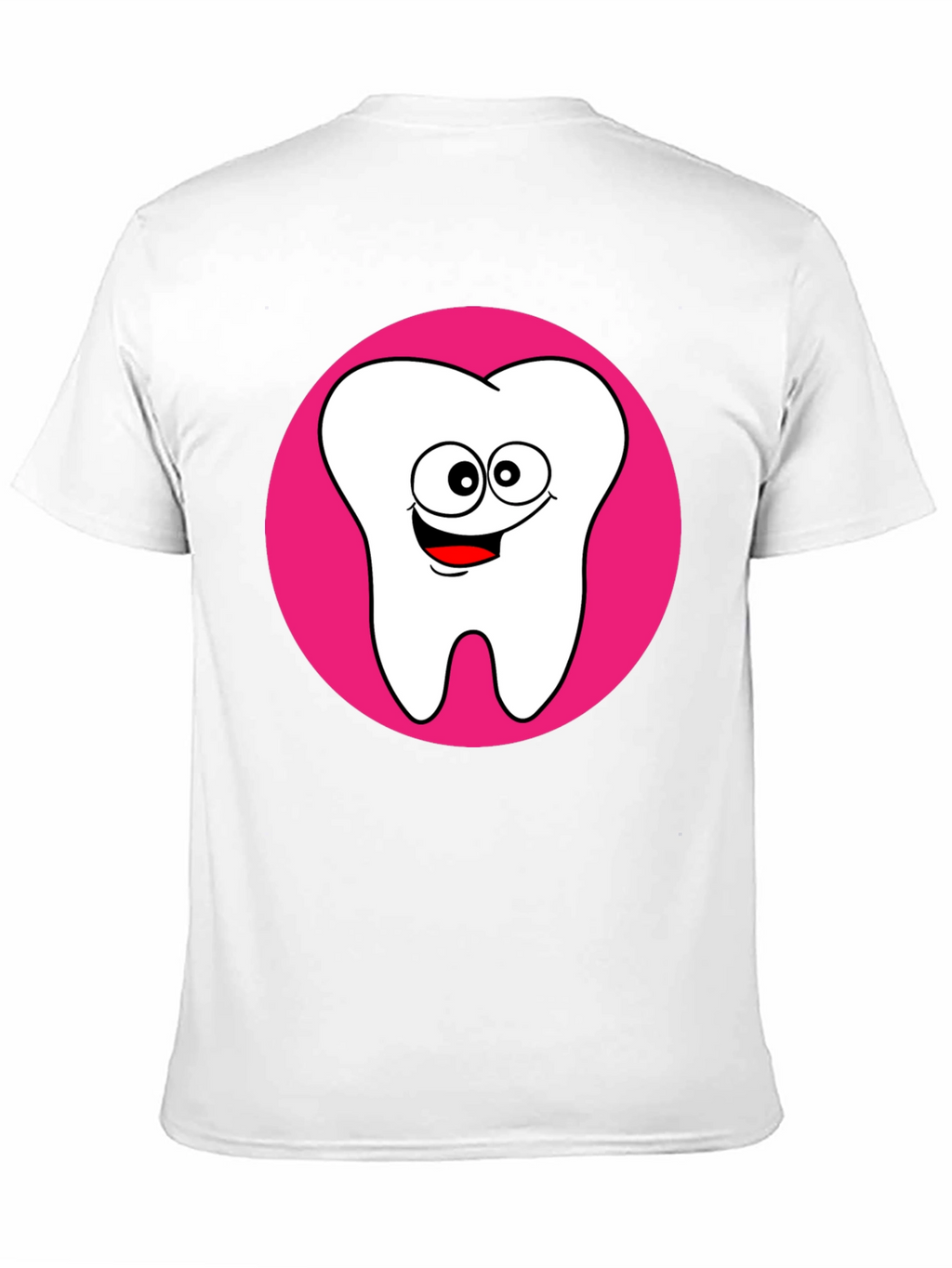 Funny Tooth Graphic Tee - Black Cotton T-Shirt