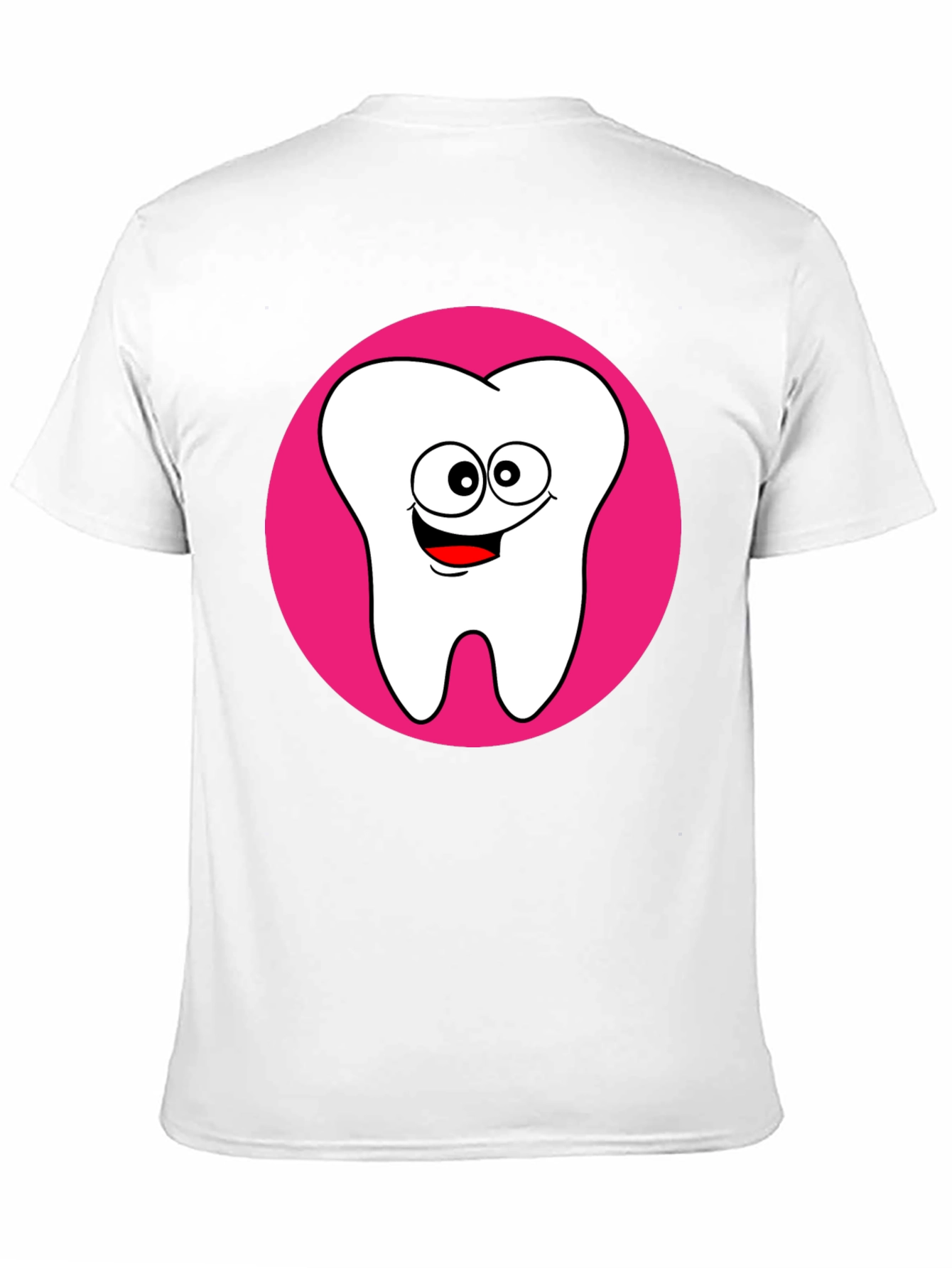 Funny Tooth Graphic Tee - Black Cotton T-Shirt