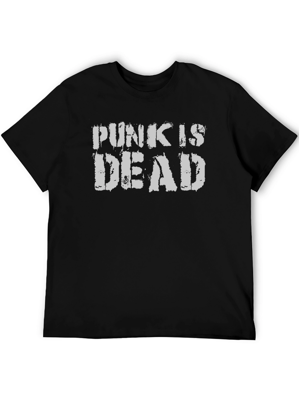 Punk is Dead Graphic T-Shirt - Black Cotton Tee