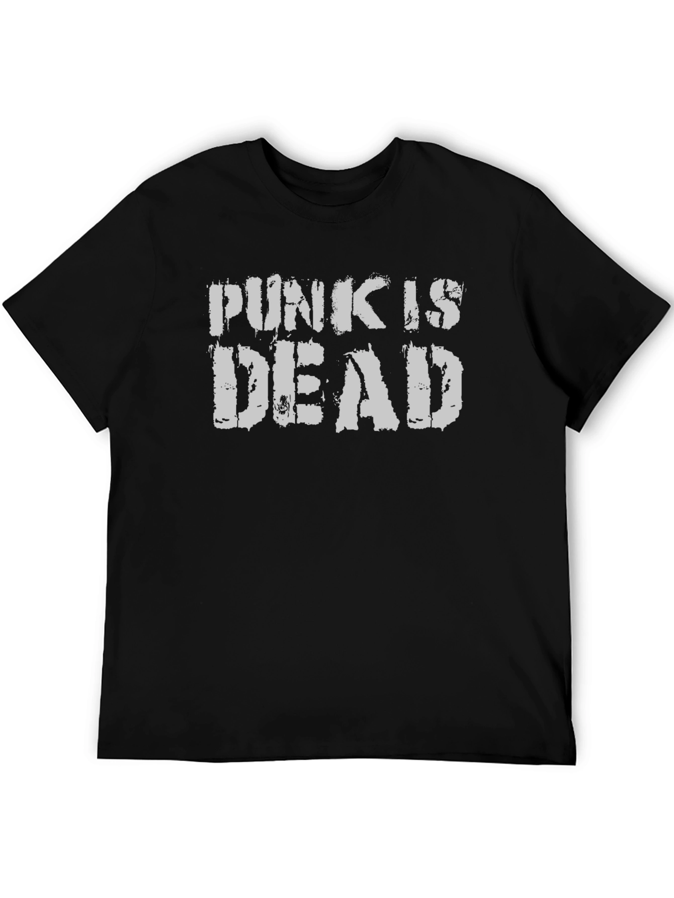 Punk is Dead Graphic T-Shirt - Black Cotton Tee
