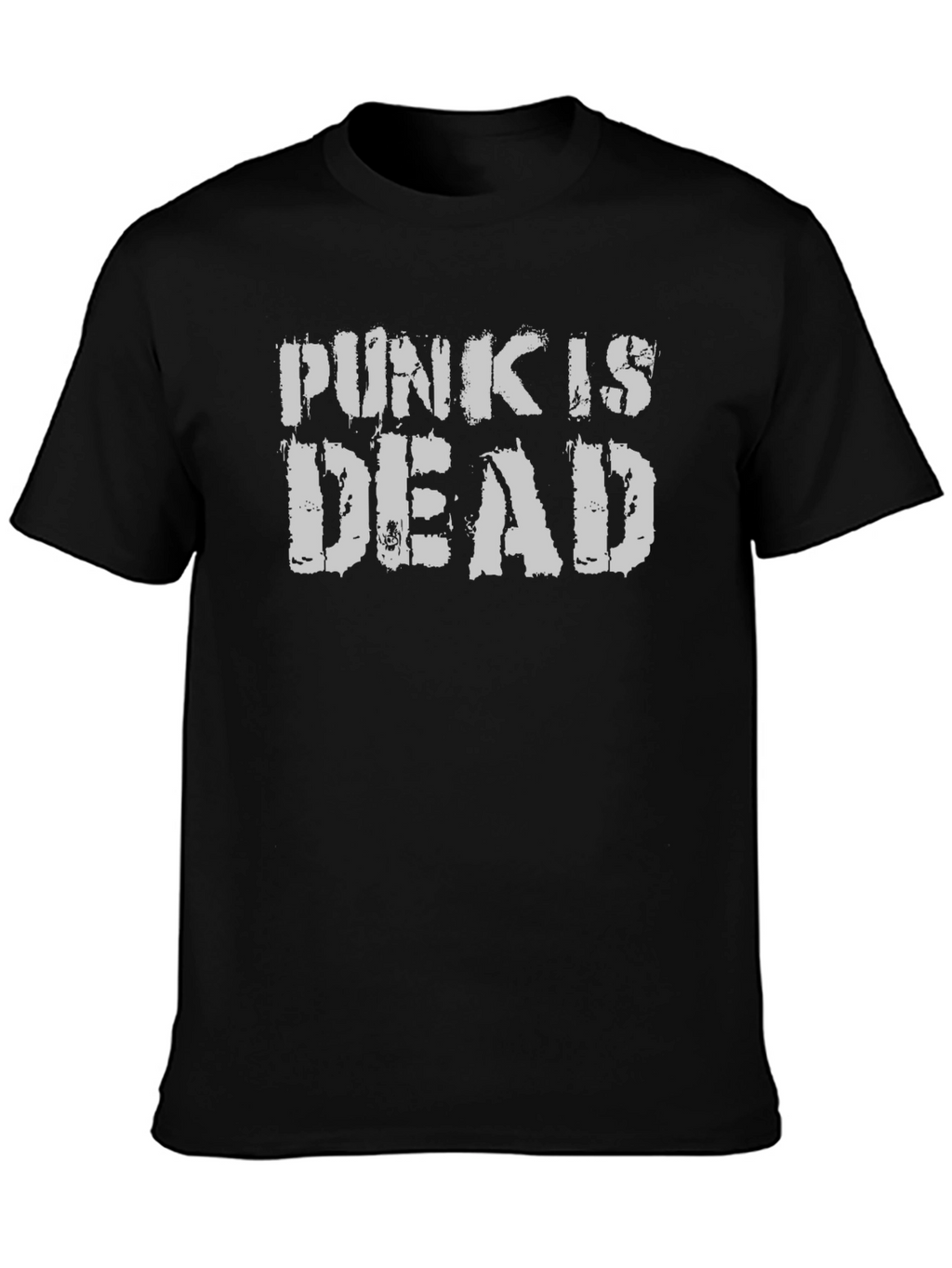 Punk is Dead Graphic T-Shirt - Black Cotton Tee