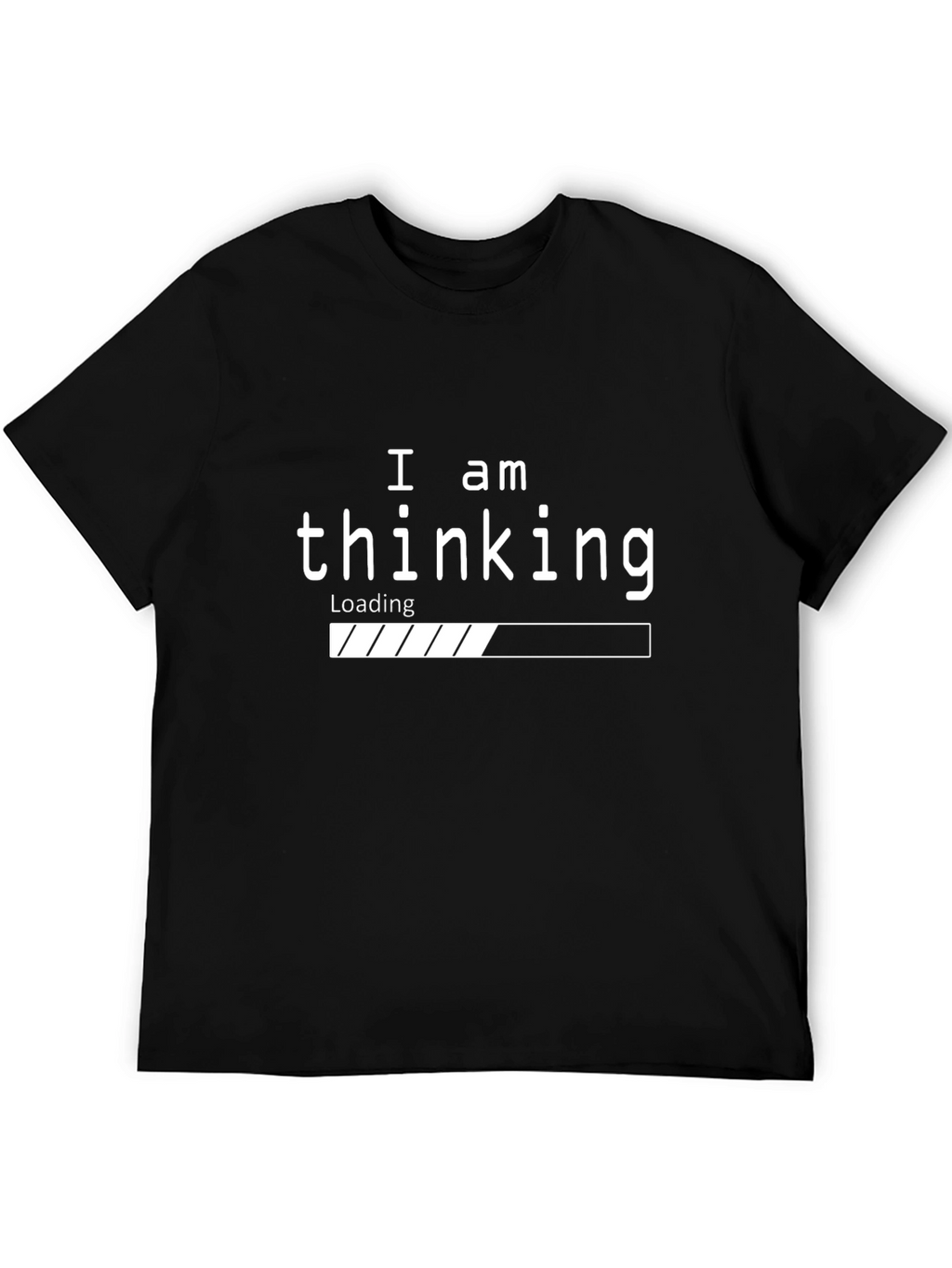 Thinking Loading Bar Graphic T-Shirt