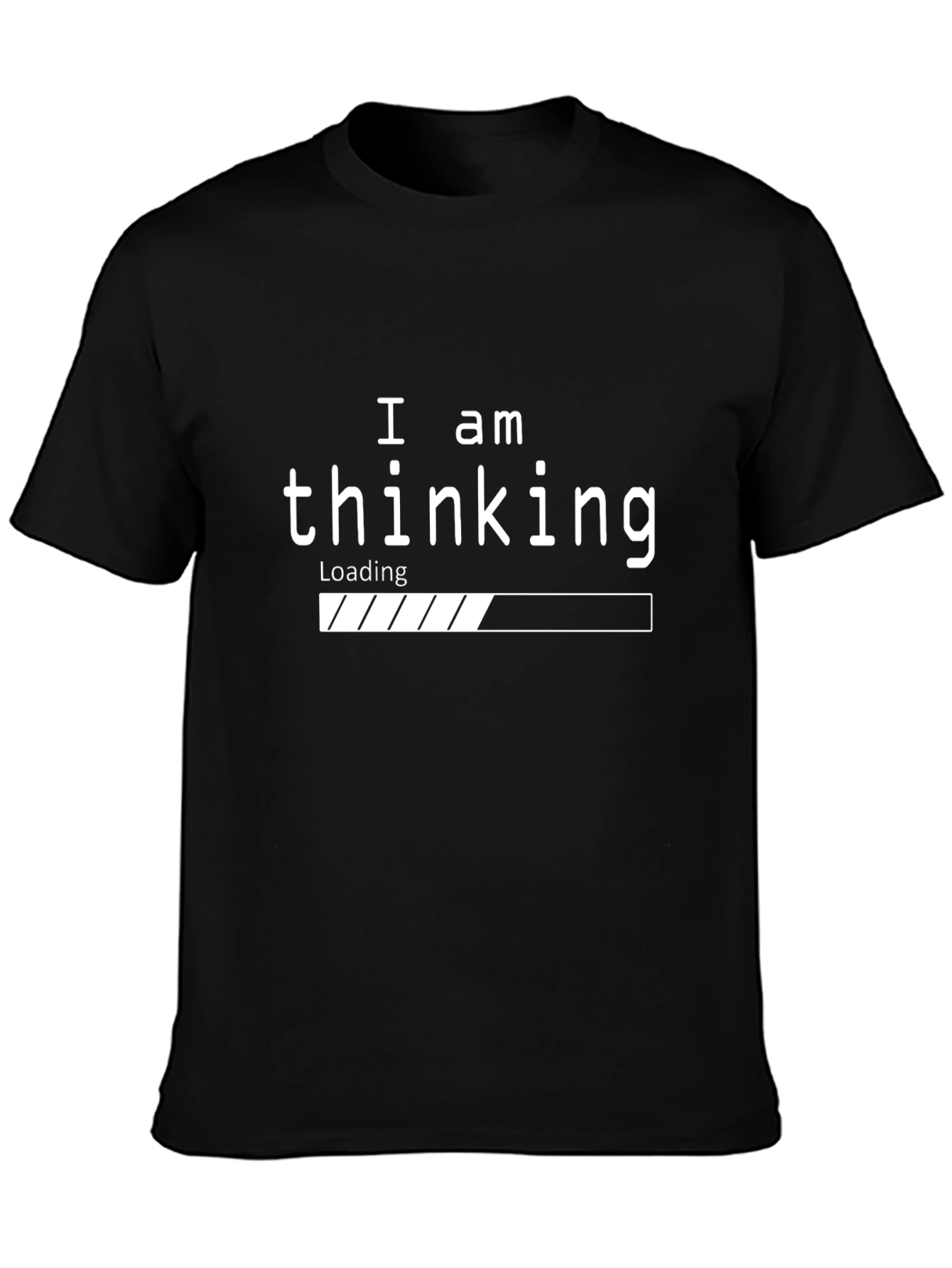 Thinking Loading Bar Graphic T-Shirt