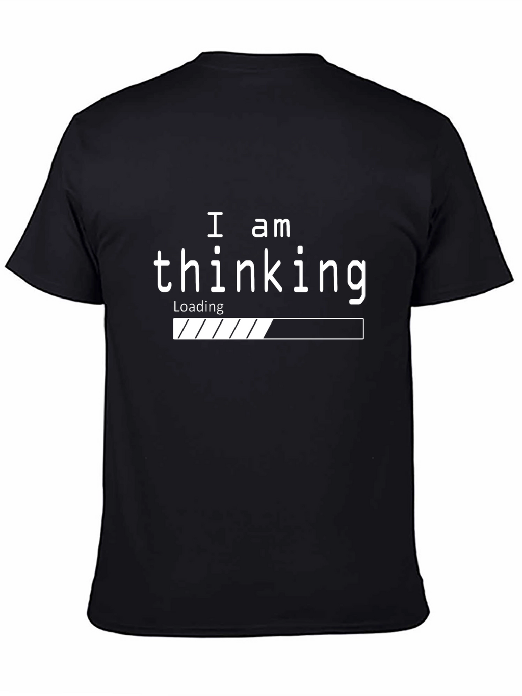Thinking Loading Bar Graphic T-Shirt