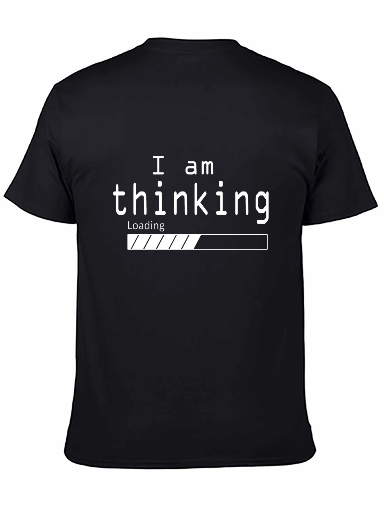 Thinking Loading Bar Graphic T-Shirt