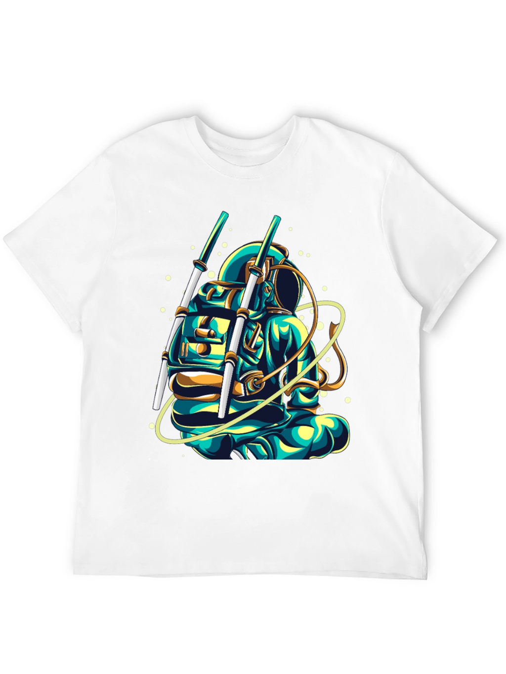 Astronaut Graphic T-Shirt - Cool Space Design