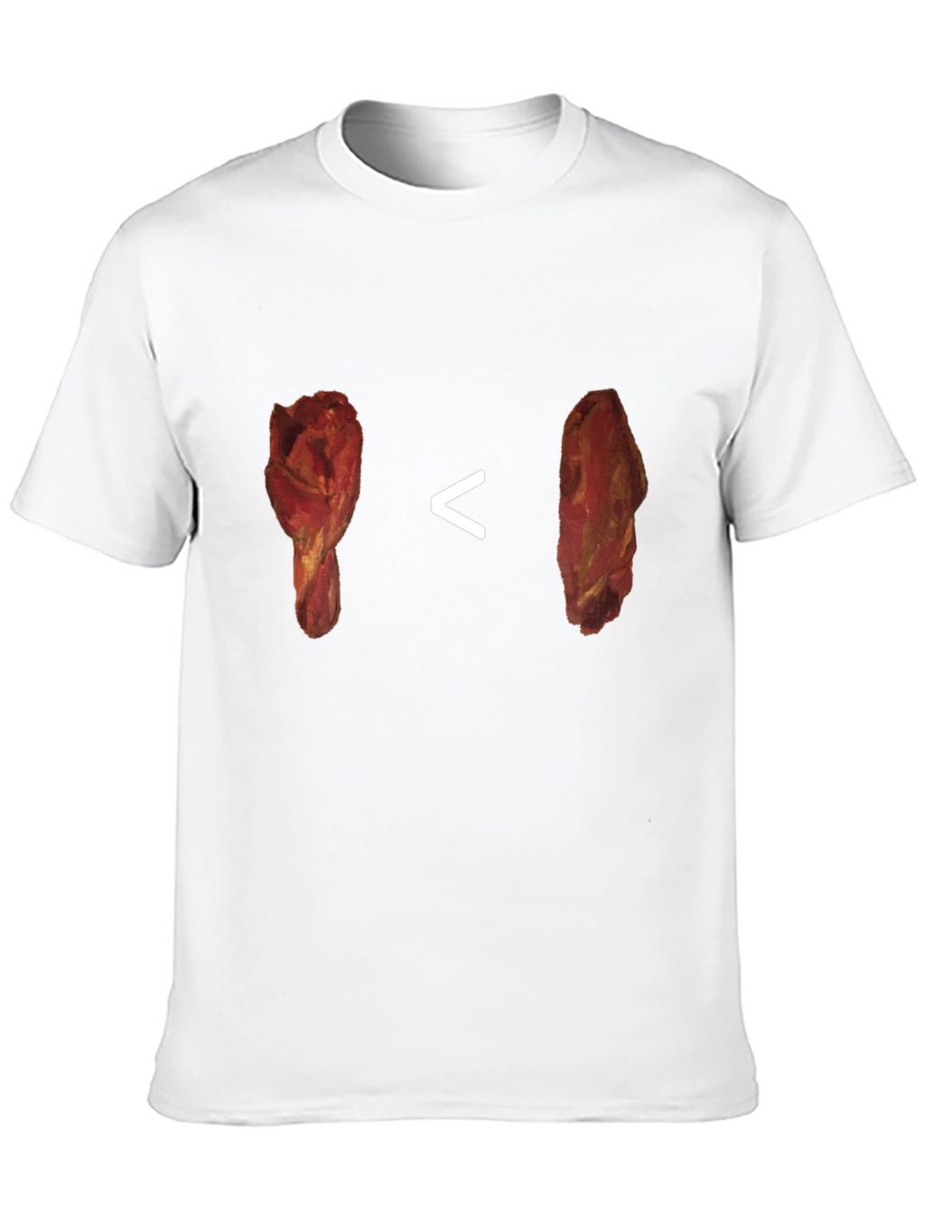 Chicken Leg vs Steak T-Shirt