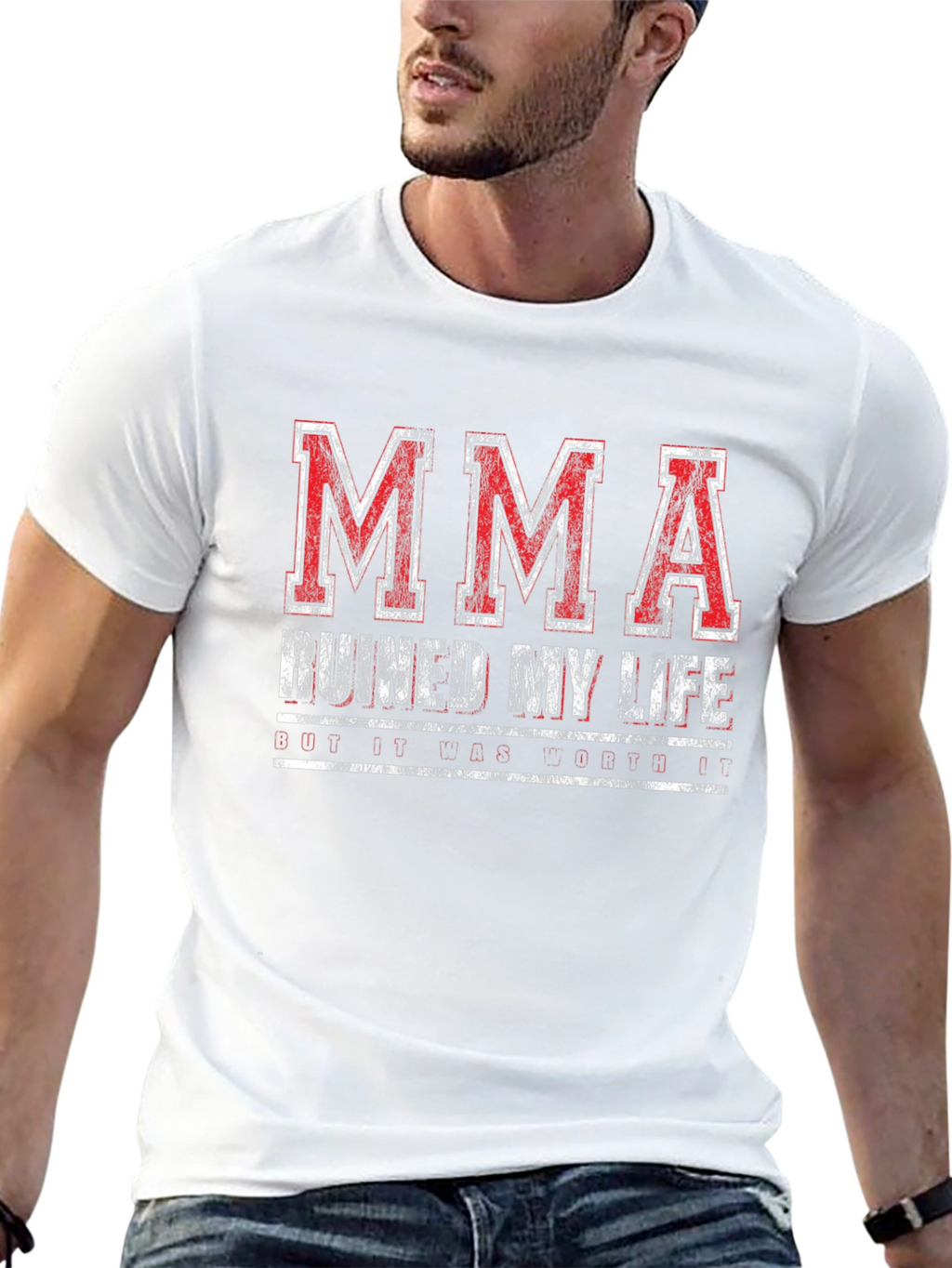 MMA Ruined My Life Funny T-Shirt