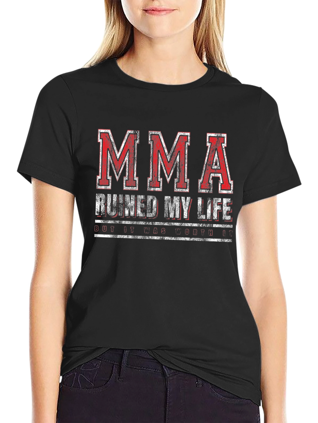 MMA Ruined My Life Funny T-Shirt