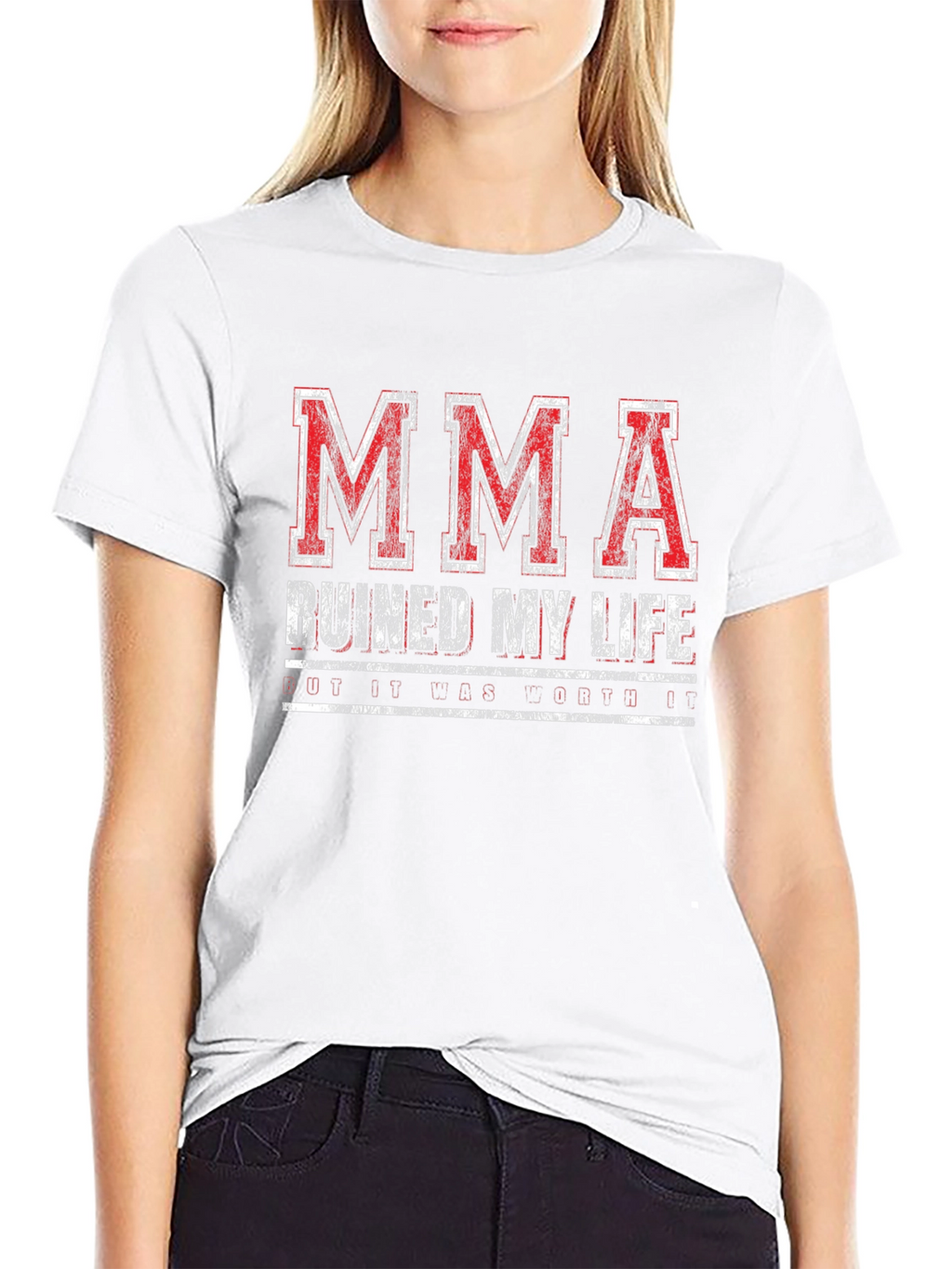 MMA Ruined My Life Funny T-Shirt