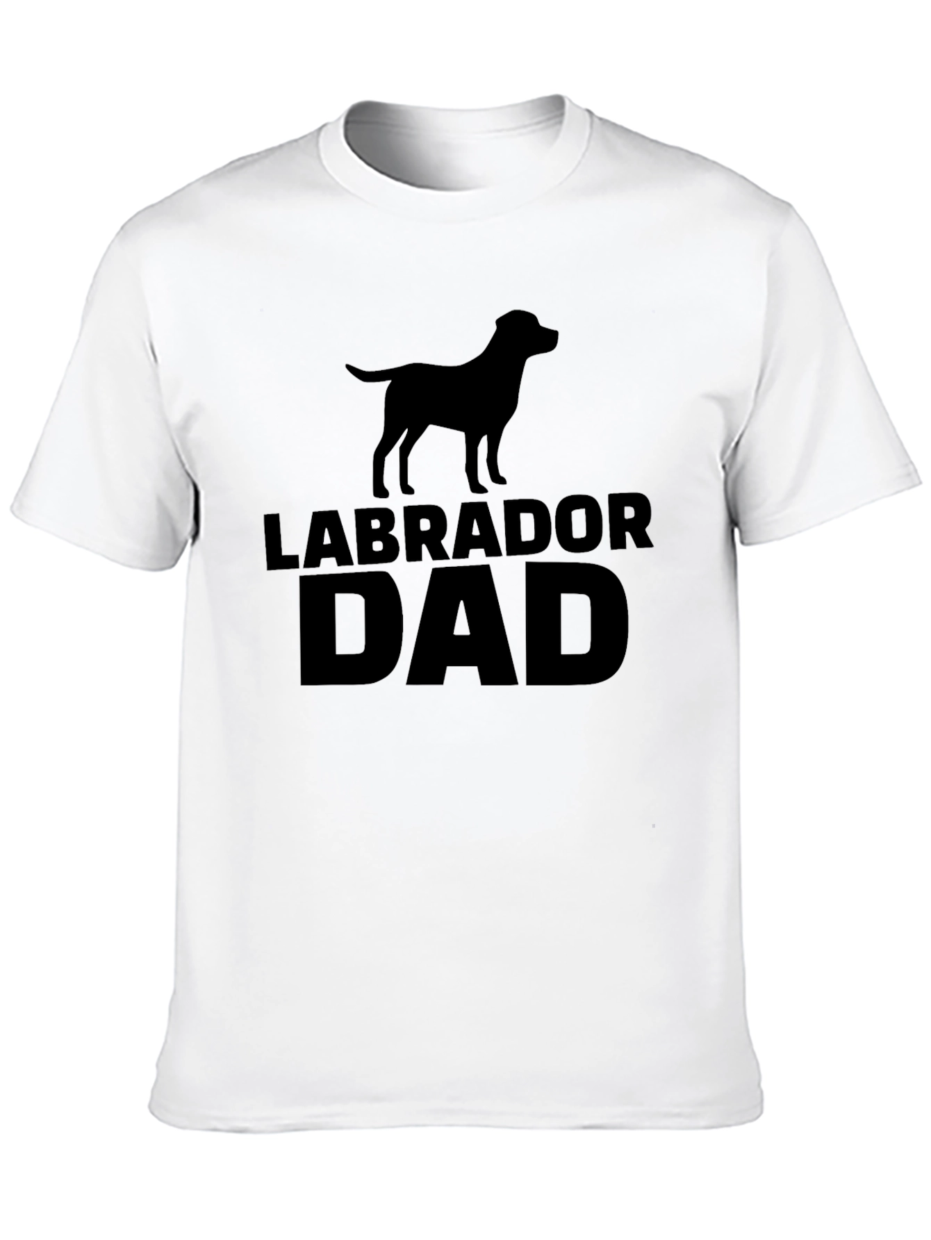 Labrador Dad Black T-Shirt