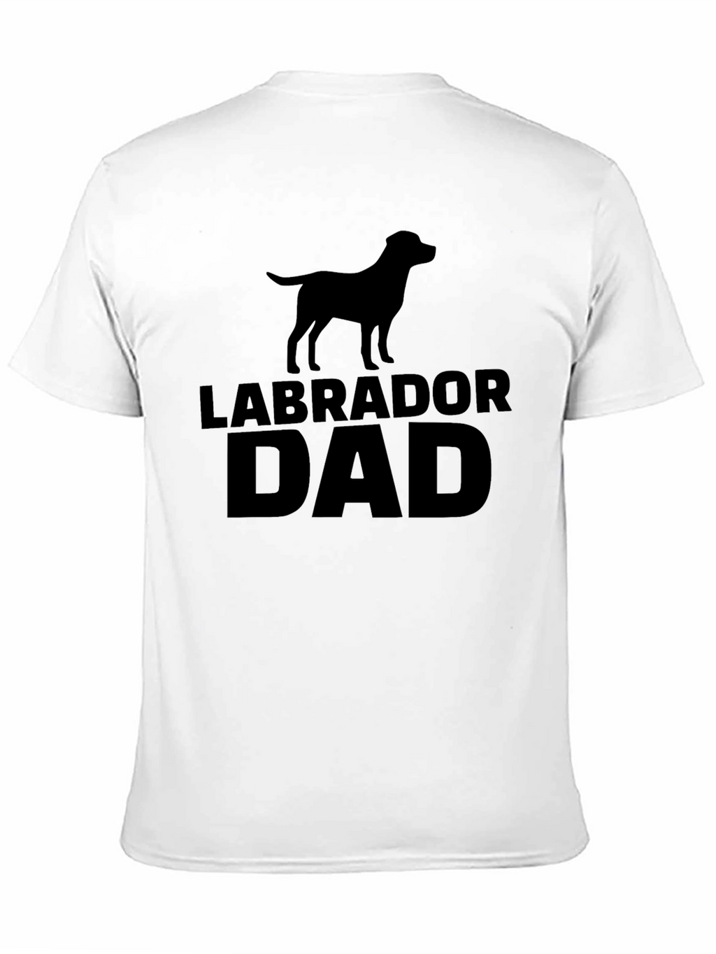 Labrador Dad Black T-Shirt