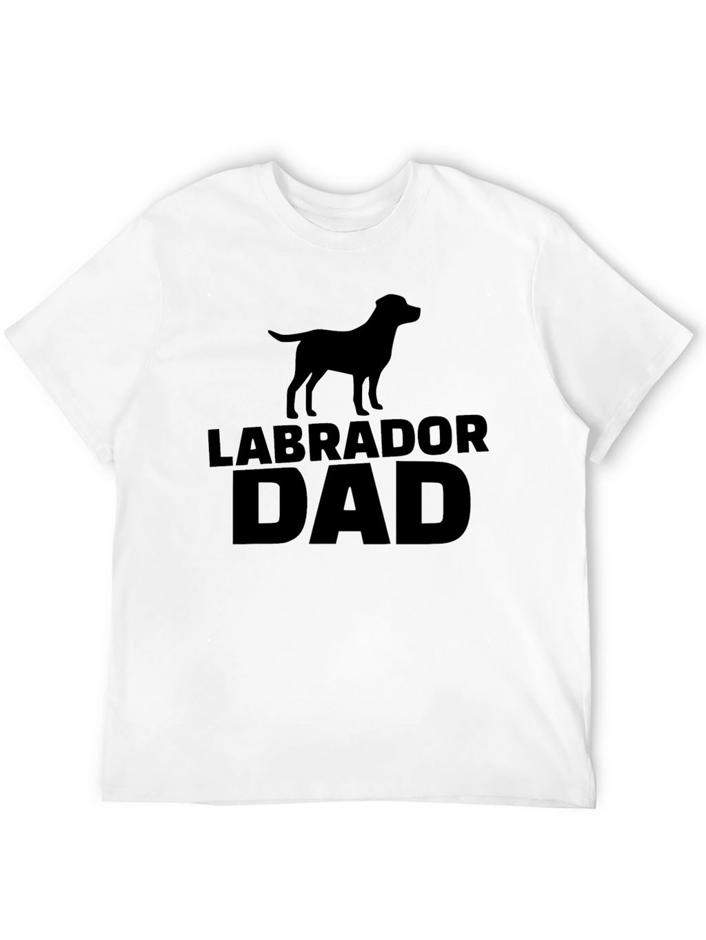 Labrador Dad Black T-Shirt