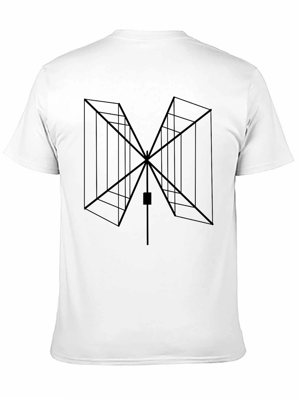 Geometric Black Graphic Tee - Modern Style