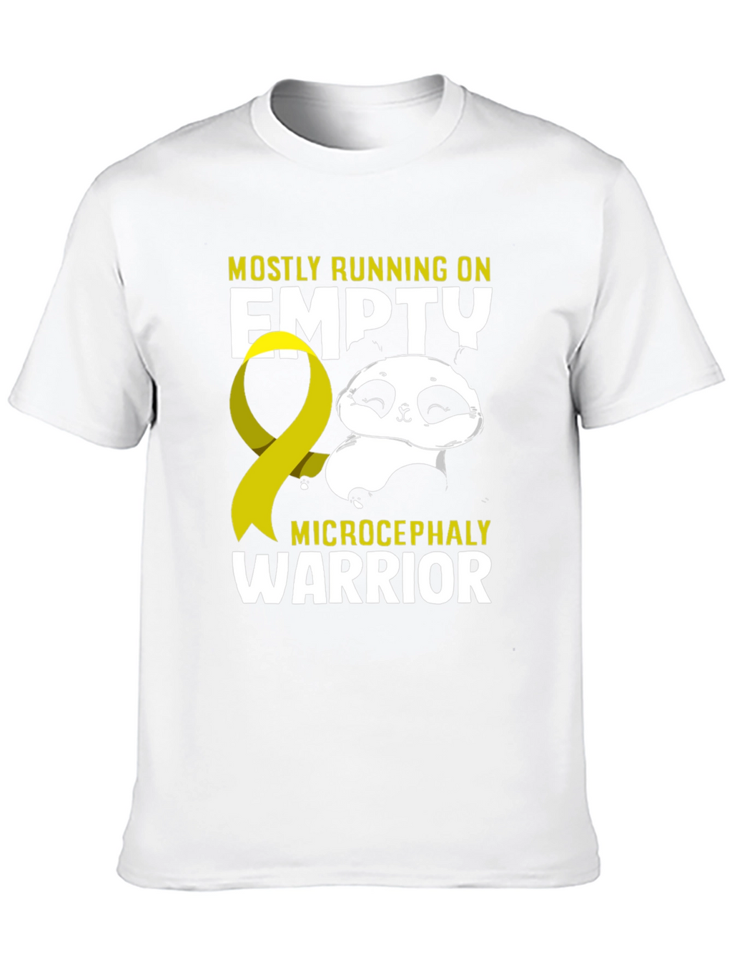 Microcephaly Warrior Panda T-Shirt