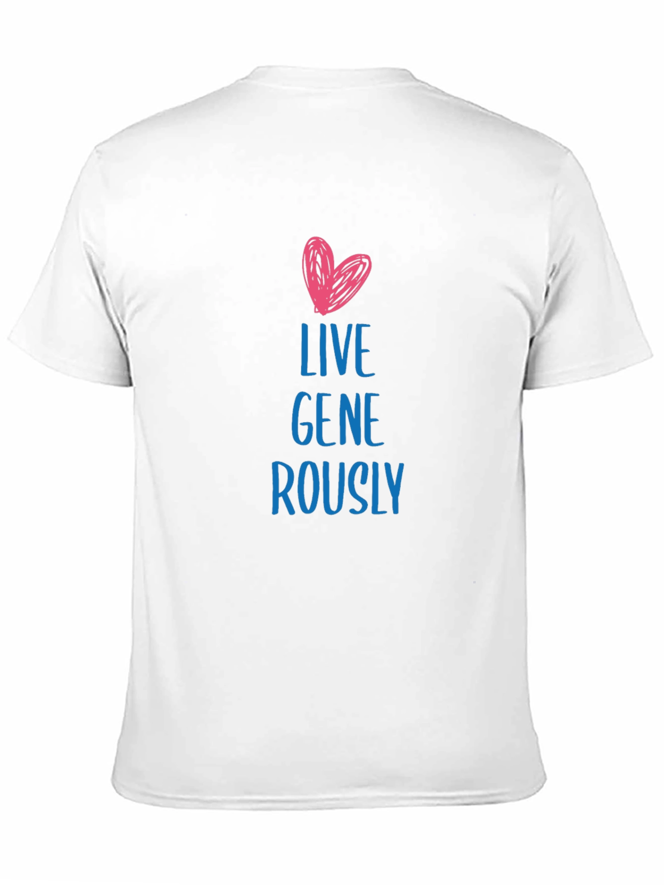 Live Generously Black T-Shirt