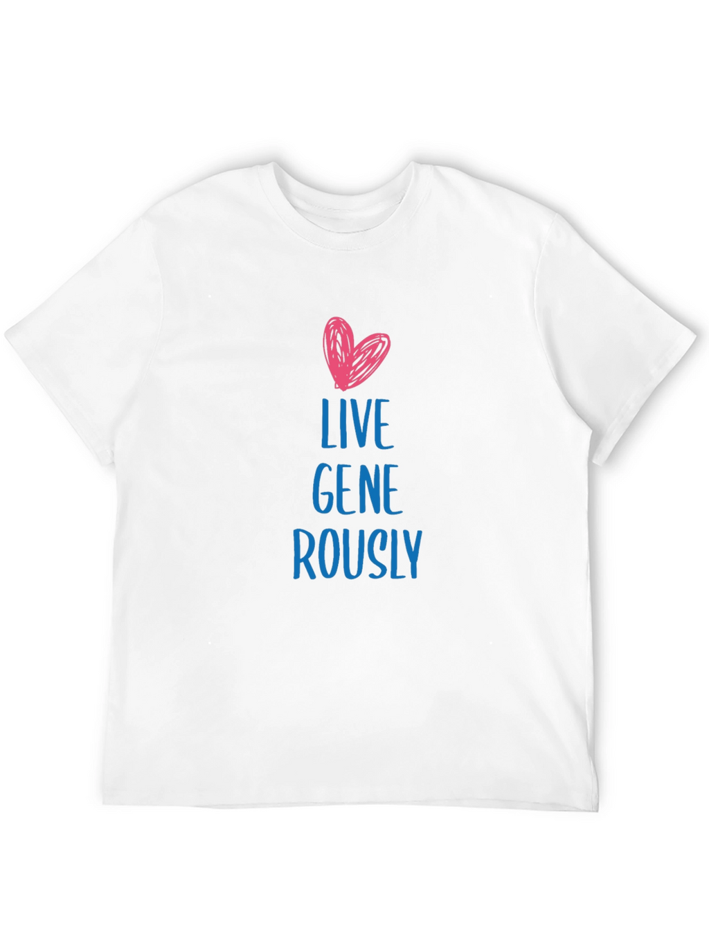 Live Generously Black T-Shirt
