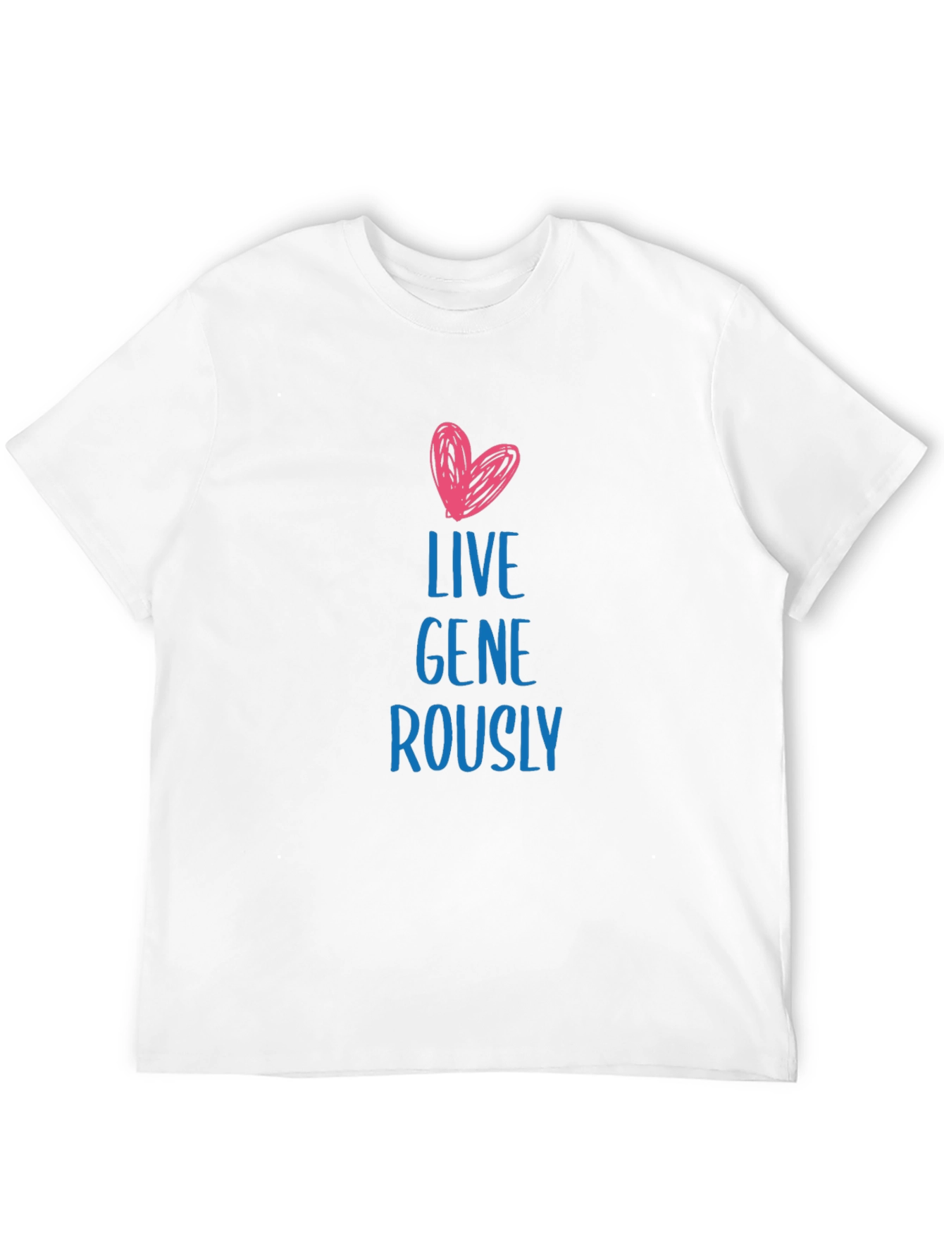 Live Generously Black T-Shirt