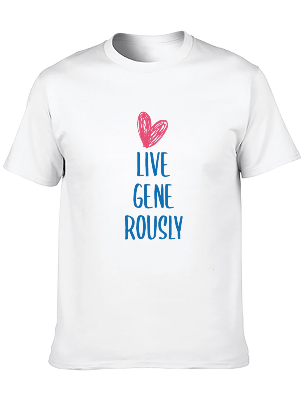 Live Generously Black T-Shirt