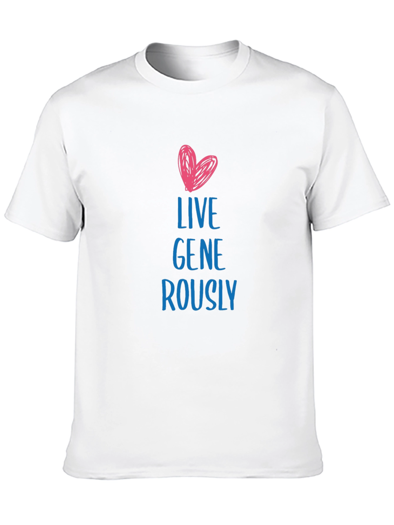 Live Generously Black T-Shirt