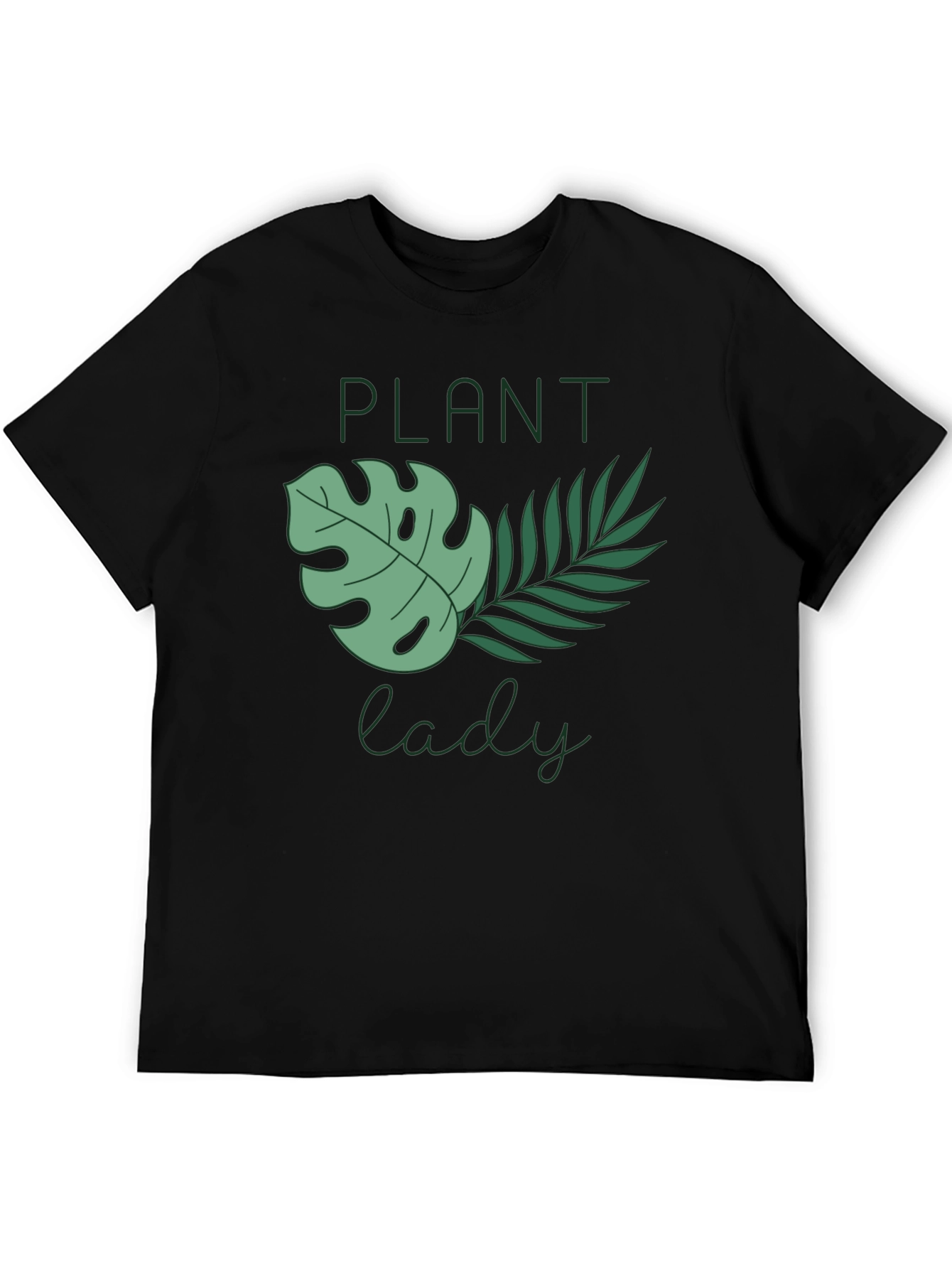 Plant Lady Graphic Tee - Black