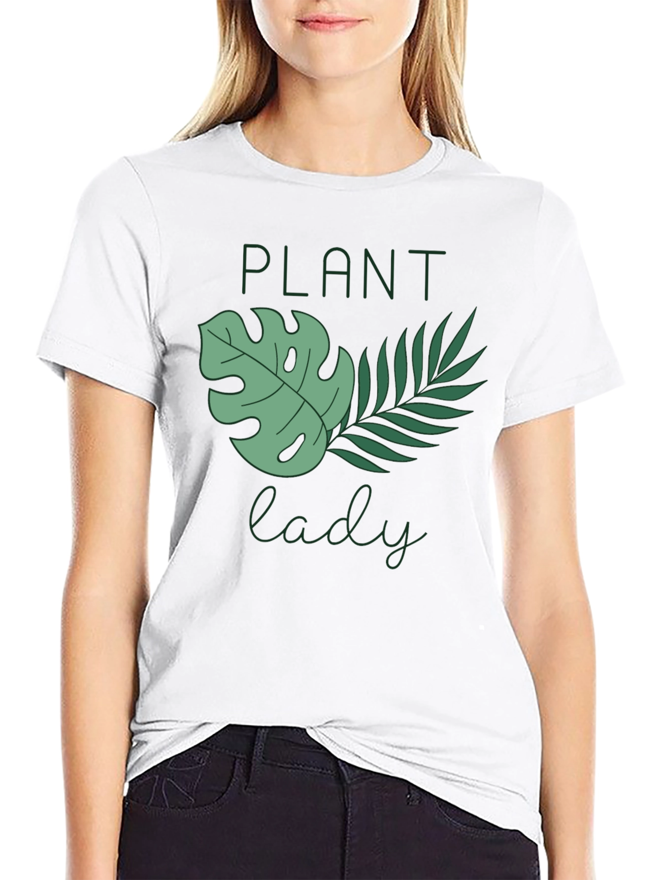 Plant Lady Graphic Tee - Black