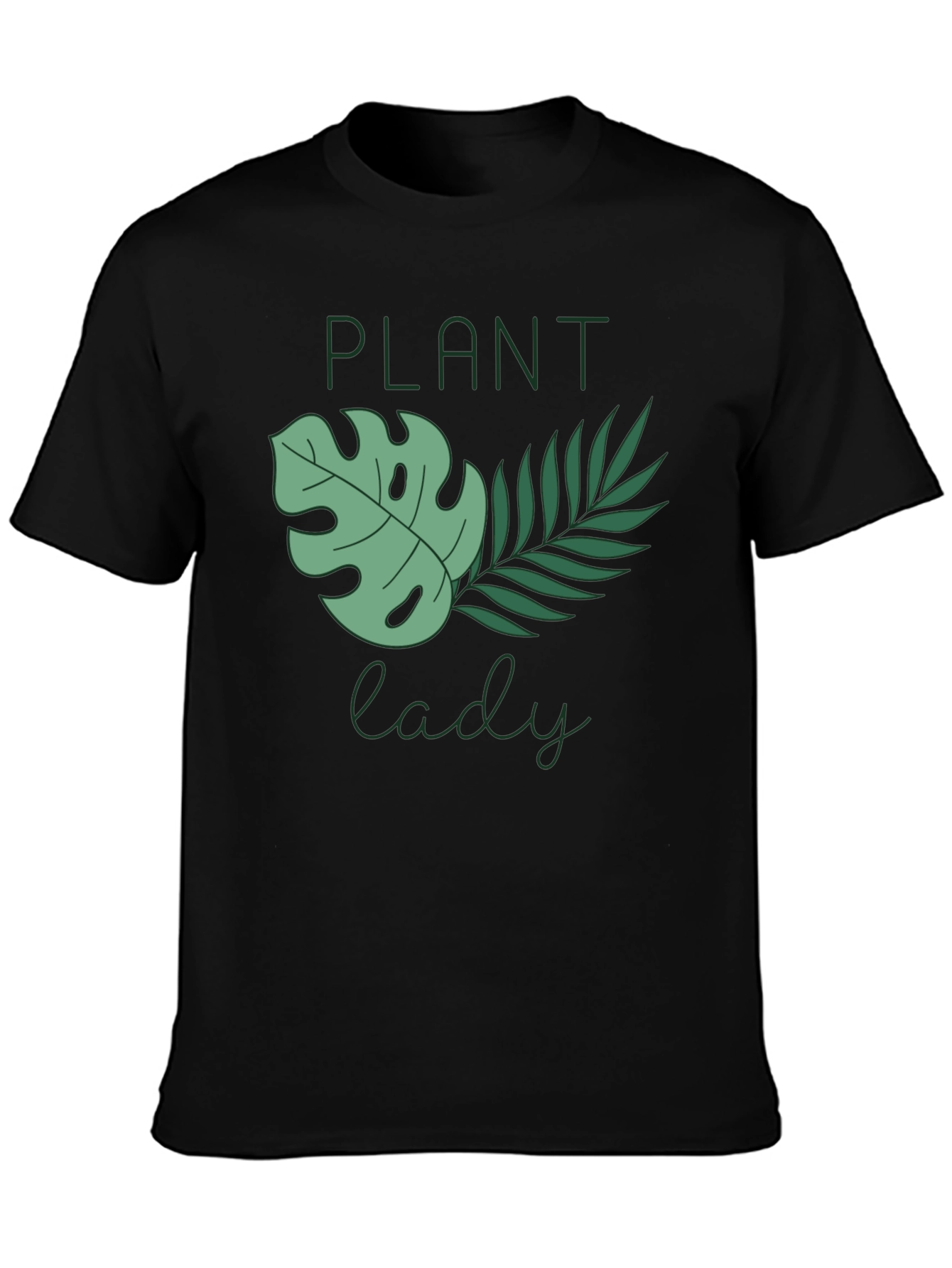 Plant Lady Graphic Tee - Black