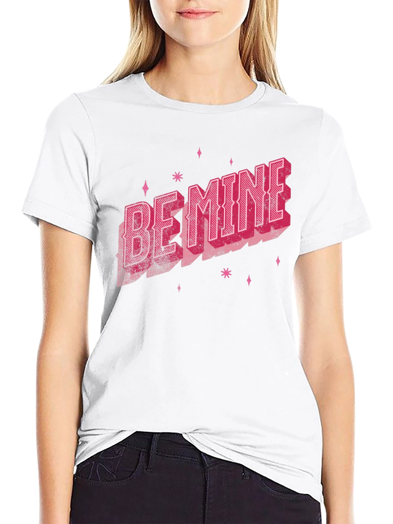 Be Mine Retro Graphic Tee - Valentines Day Shirt