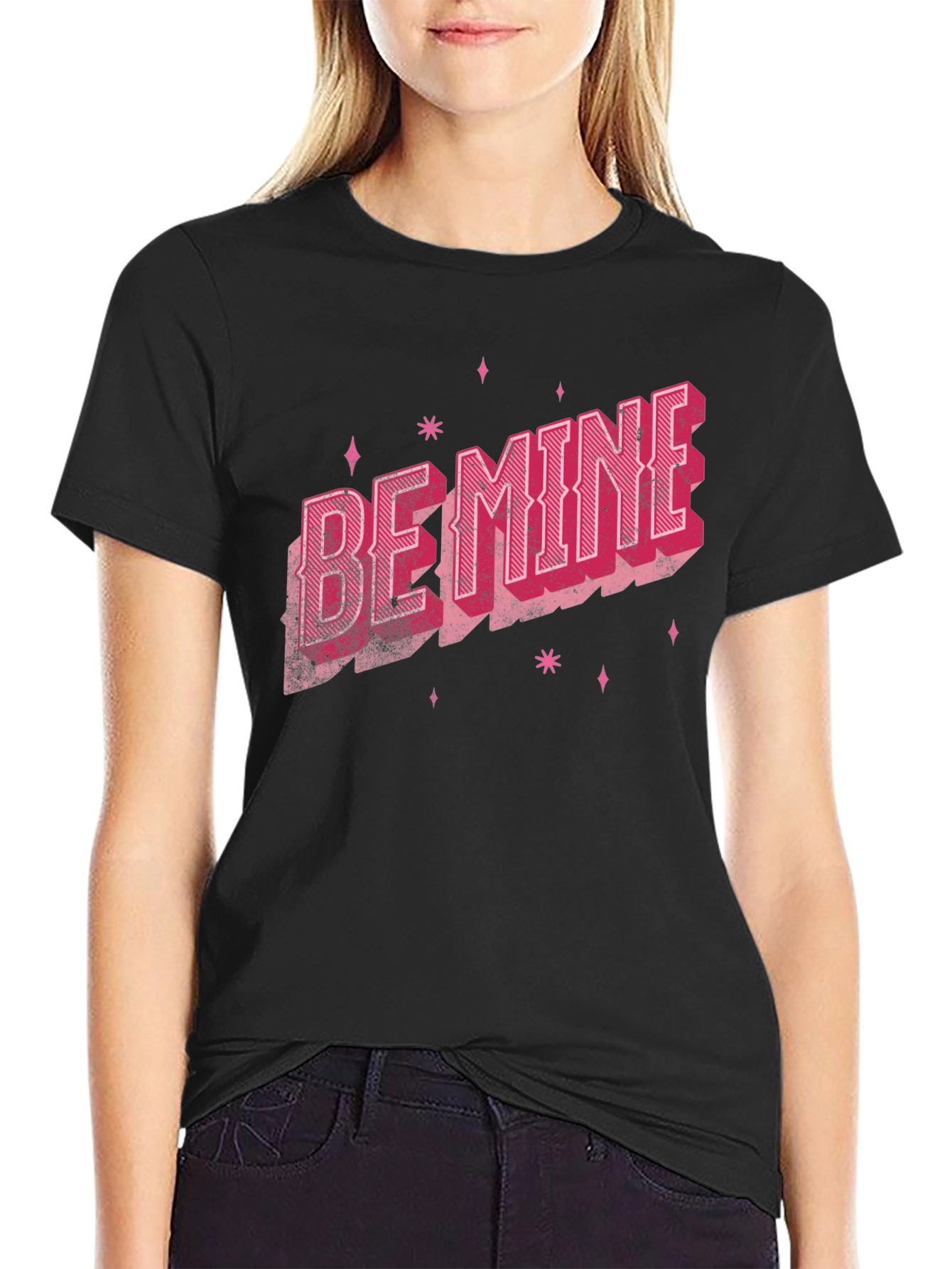 Be Mine Retro Graphic Tee - Valentines Day Shirt