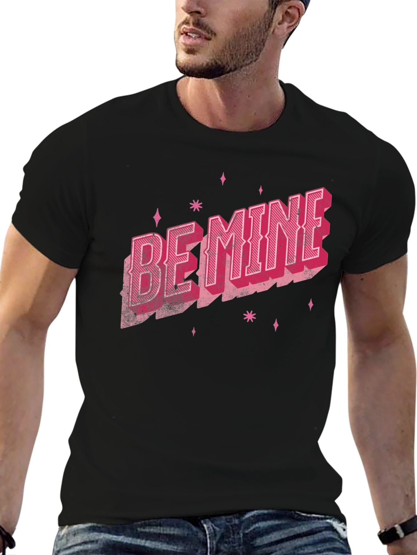 Be Mine Retro Graphic Tee - Valentines Day Shirt