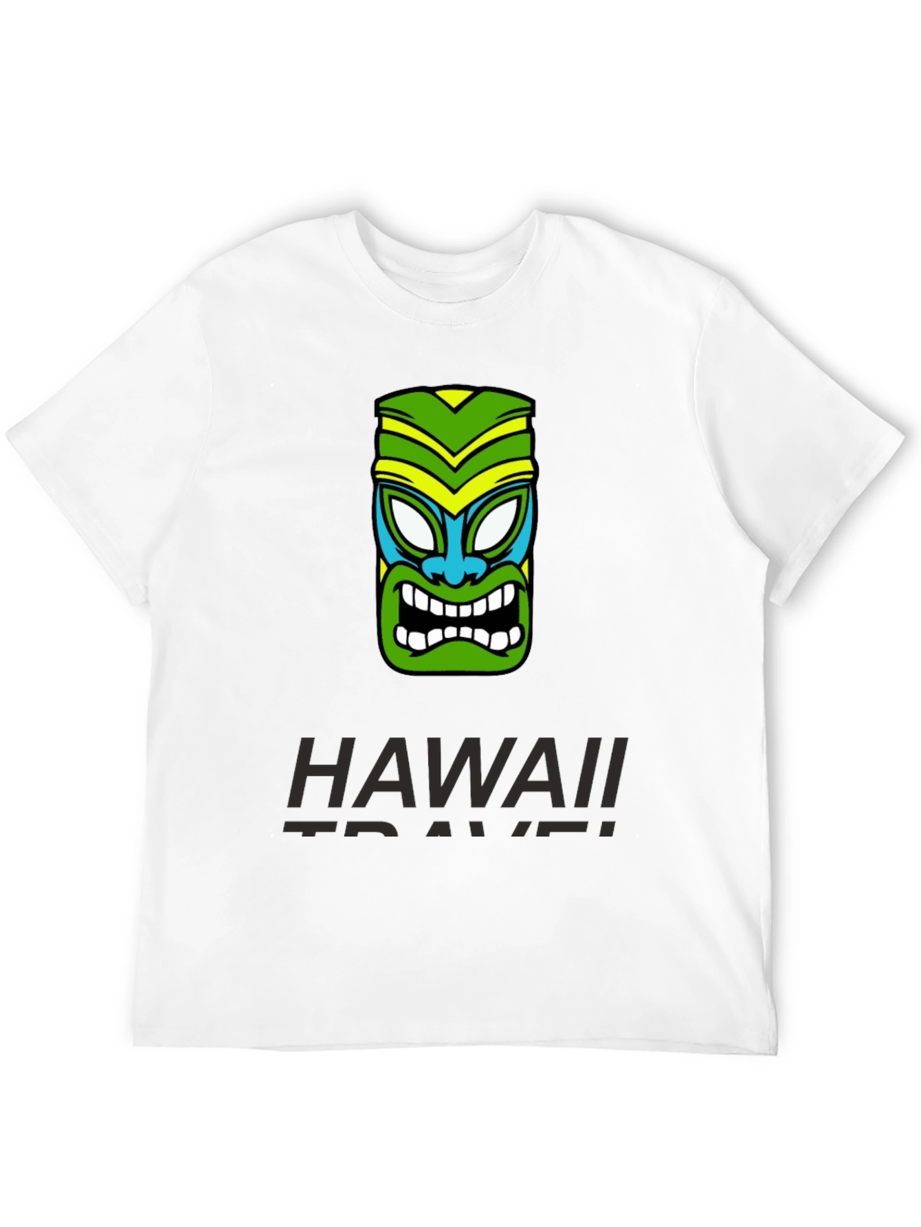 Hawaii Travel Tiki Mask T-Shirt - Island Style Tee