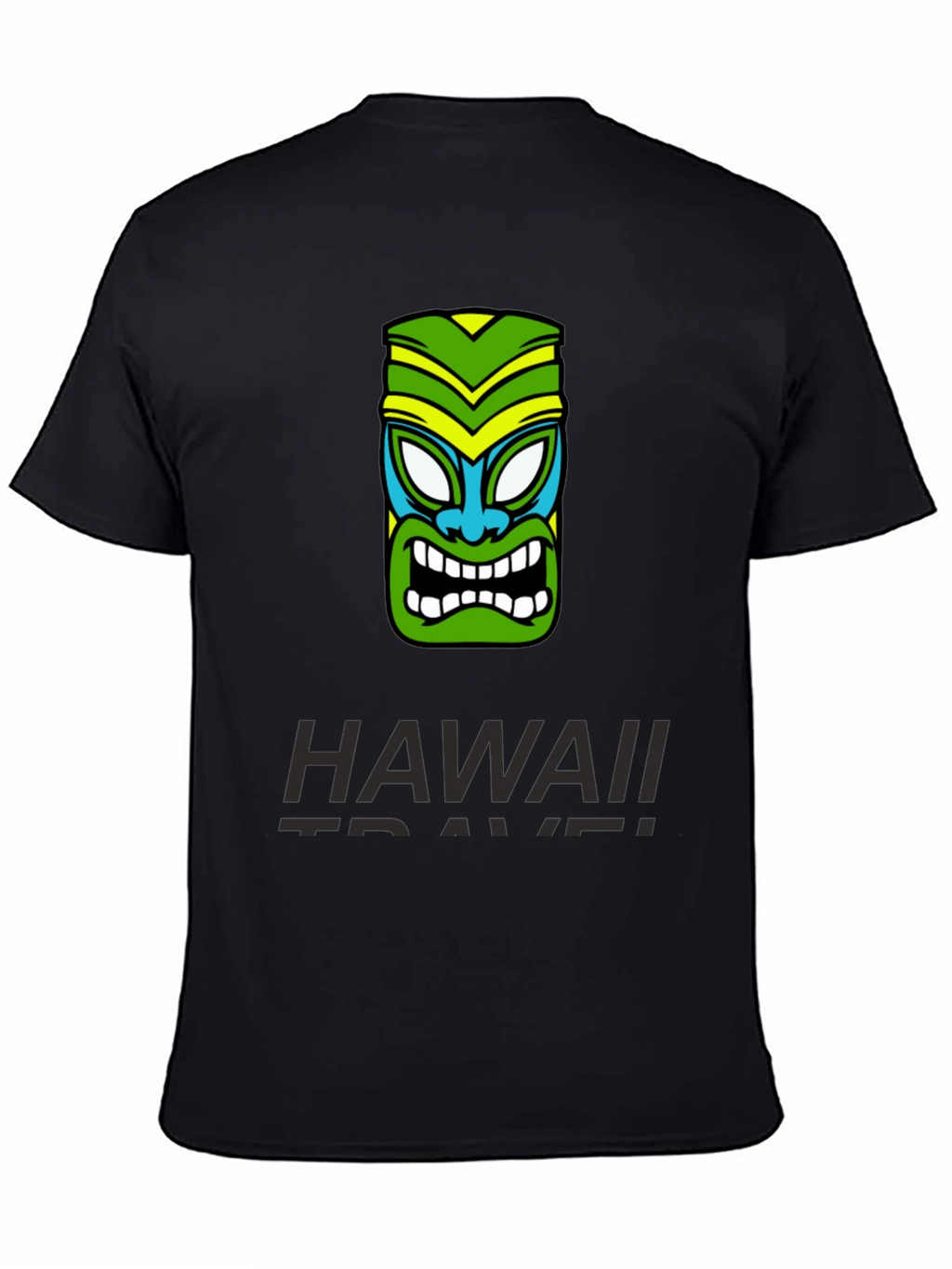 Hawaii Travel Tiki Mask T-Shirt - Island Style Tee