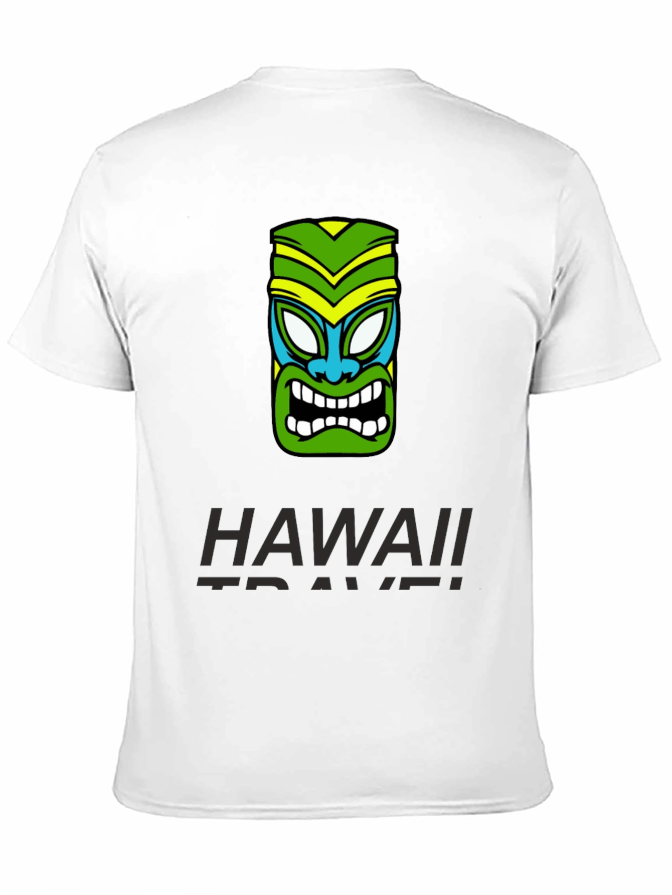 Hawaii Travel Tiki Mask T-Shirt - Island Style Tee