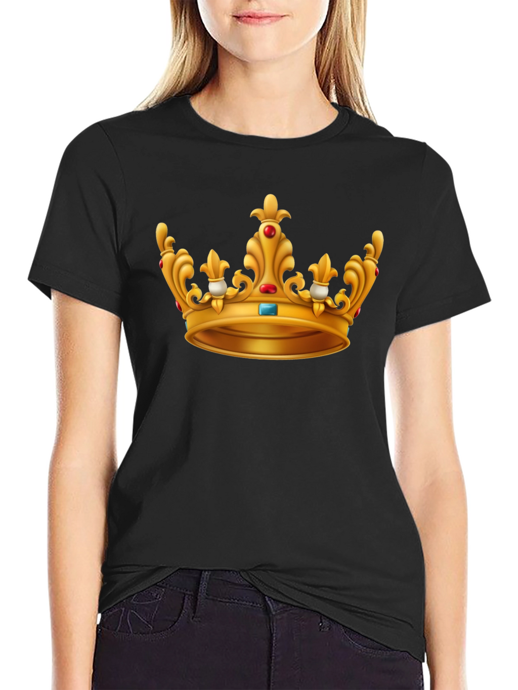 Crown Graphic Tee - Regal Style