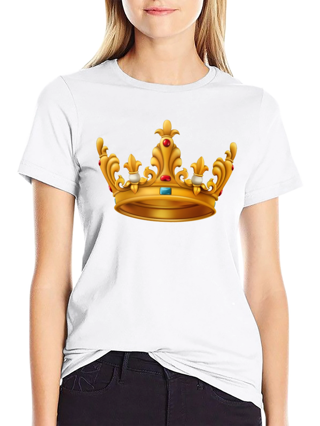Crown Graphic Tee - Regal Style