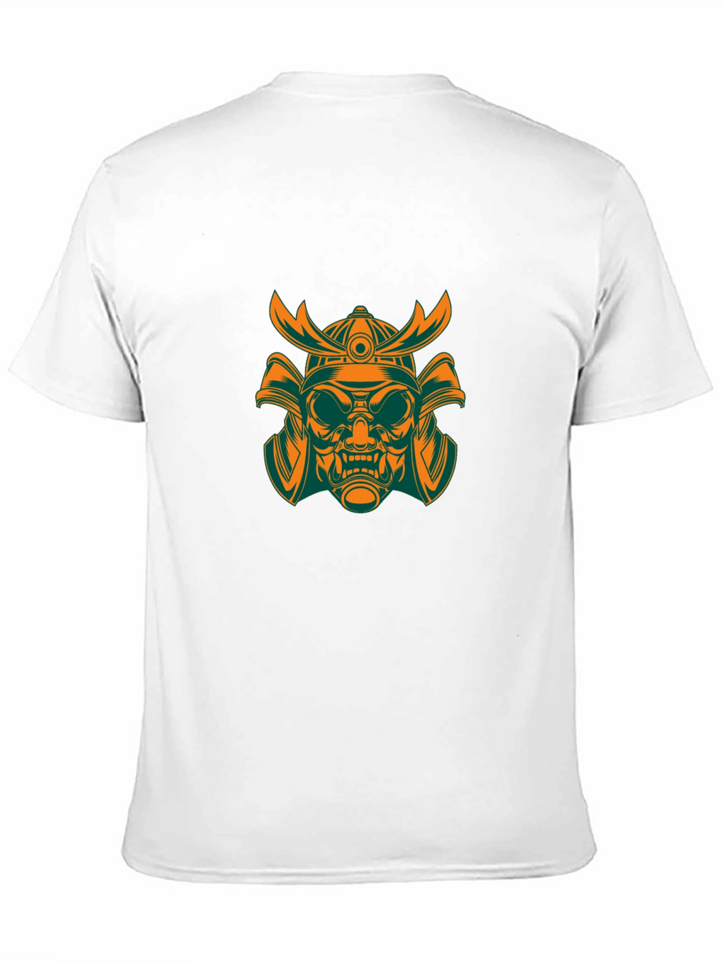 Samurai Mask Graphic T-Shirt - Mens Black Tee