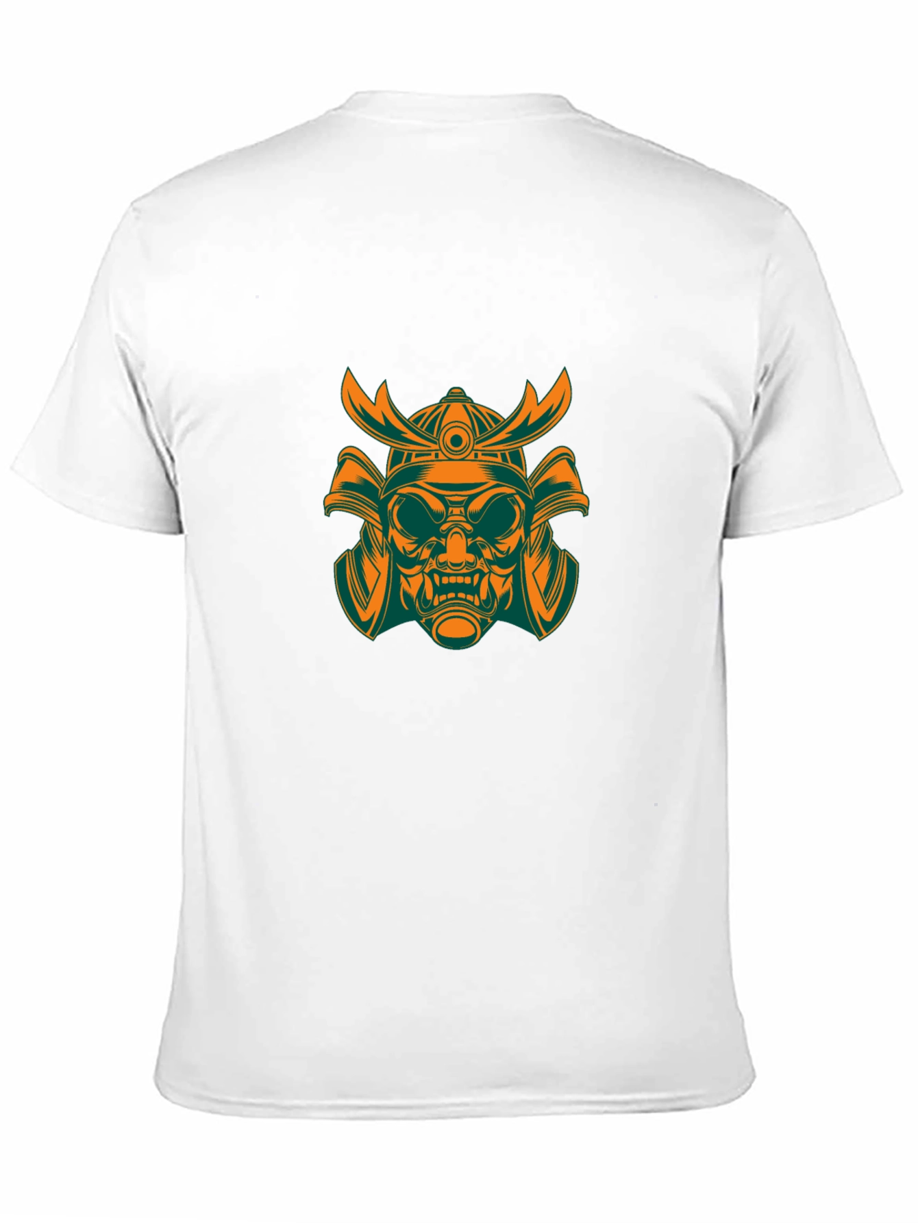 Samurai Mask Graphic T-Shirt - Mens Black Tee