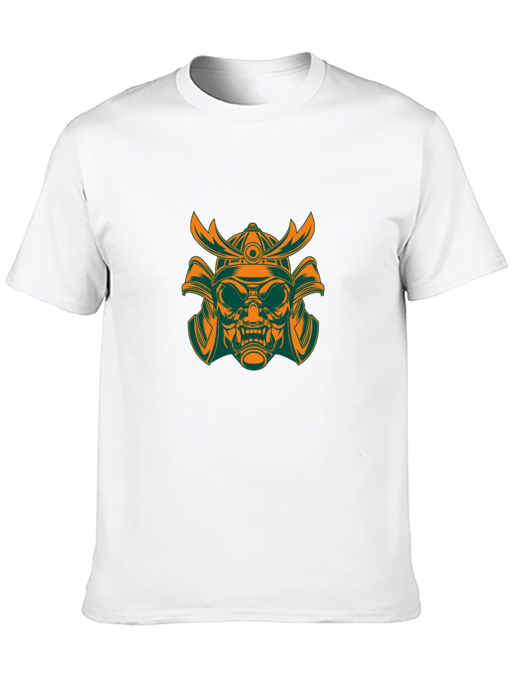 Samurai Mask Graphic T-Shirt - Mens Black Tee