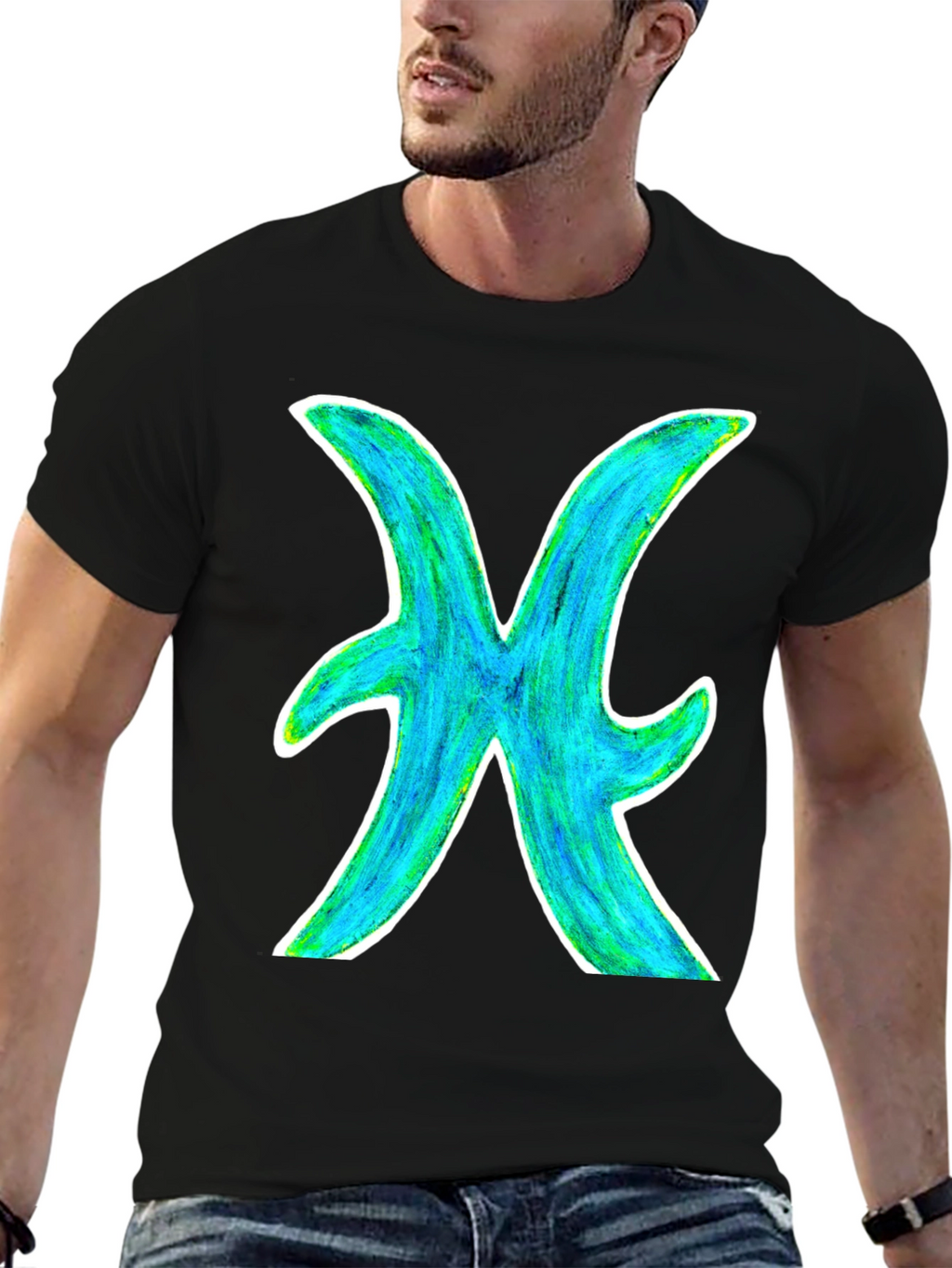 Pisces Zodiac Sign Graphic T-Shirt
