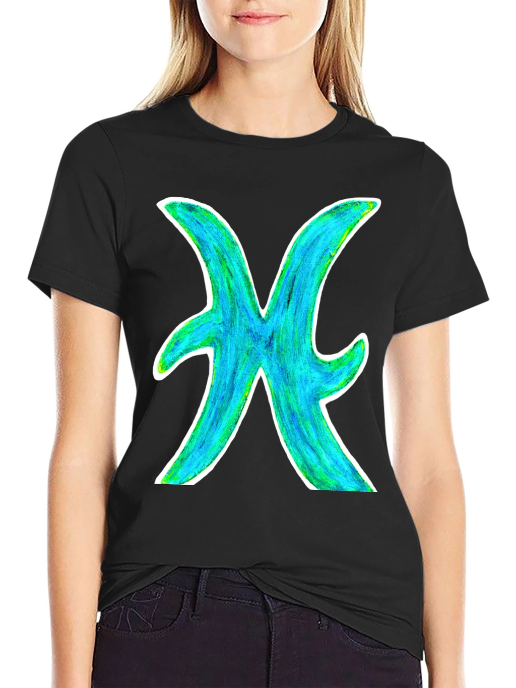 Pisces Zodiac Sign Graphic T-Shirt