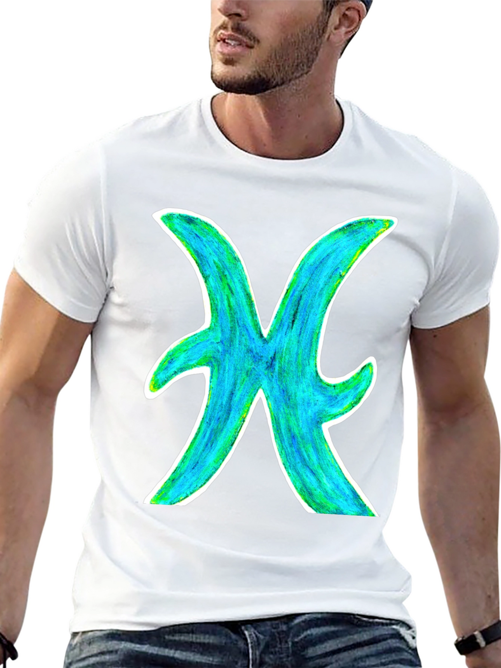 Pisces Zodiac Sign Graphic T-Shirt
