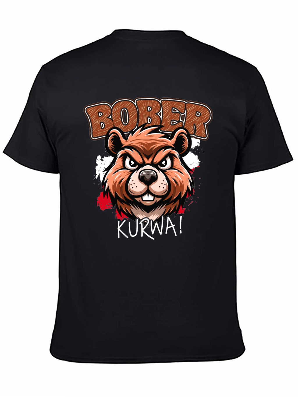 Bober Kurwa T-Shirt: Beaver Graphic Tee