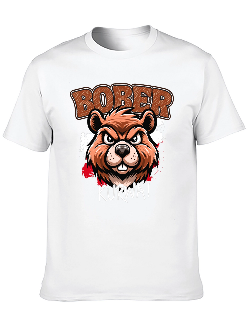Bober Kurwa T-Shirt: Beaver Graphic Tee
