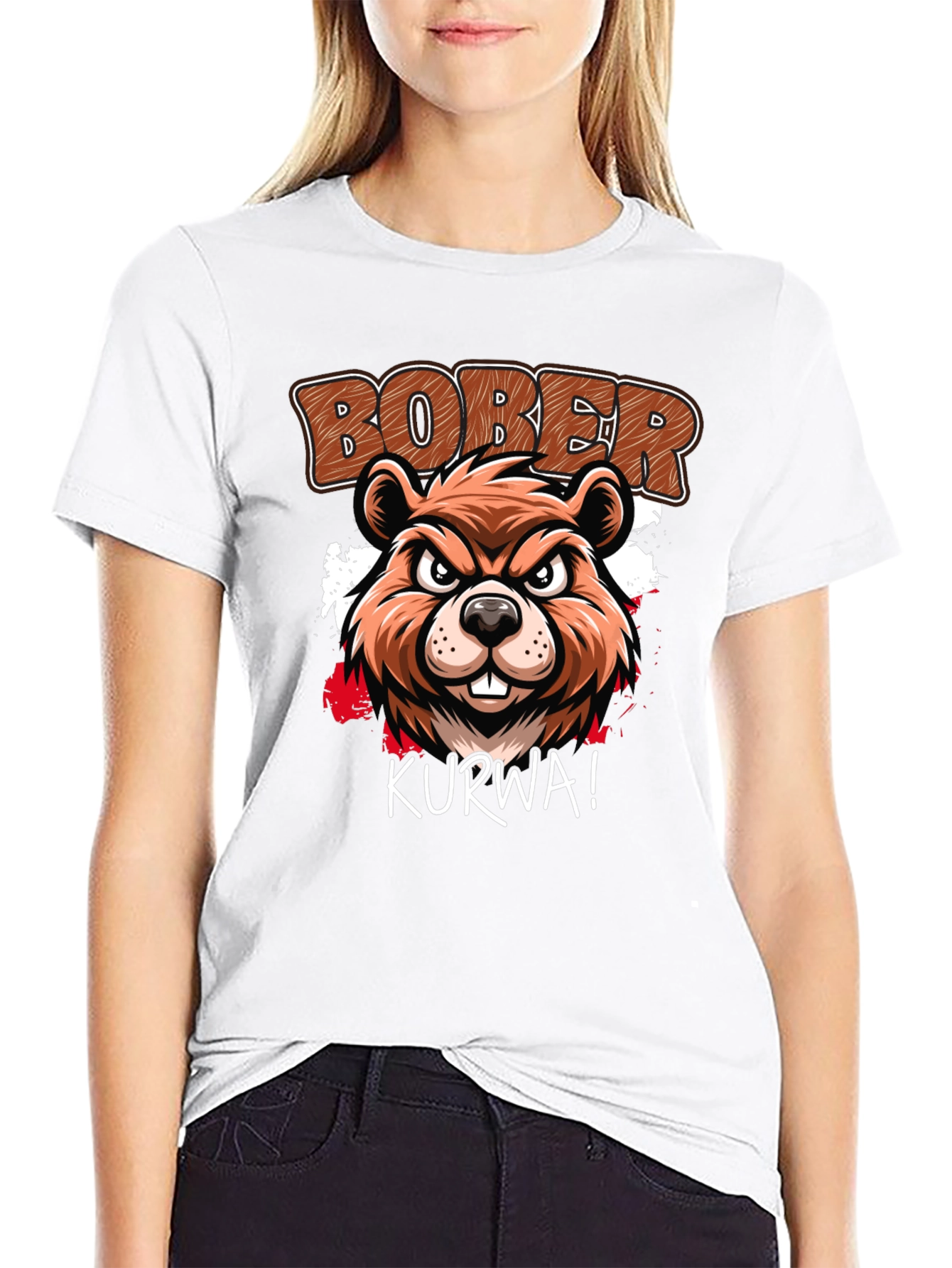 Bober Kurwa T-Shirt: Beaver Graphic Tee