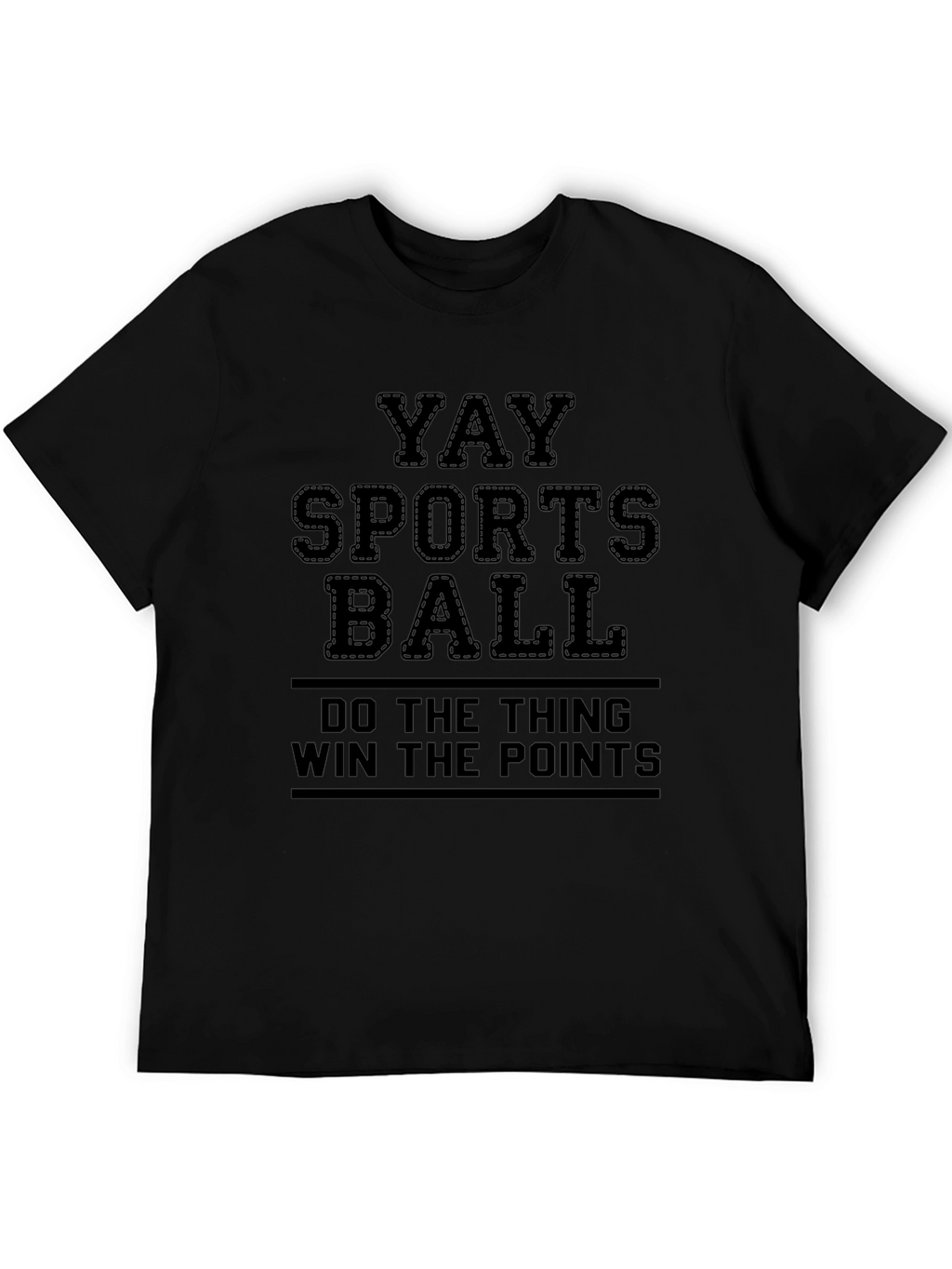 Yay Sports Ball T-Shirt - Funny Slogan Tee
