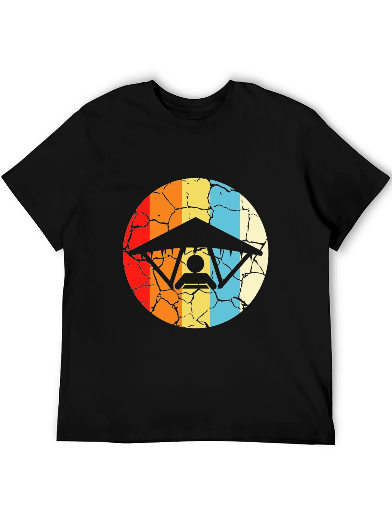 Retro Hang Gliding T-Shirt - Vintage Style