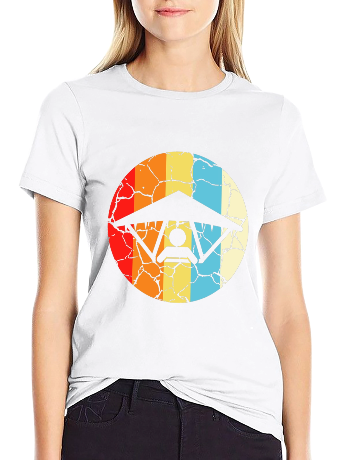Retro Hang Gliding T-Shirt - Vintage Style