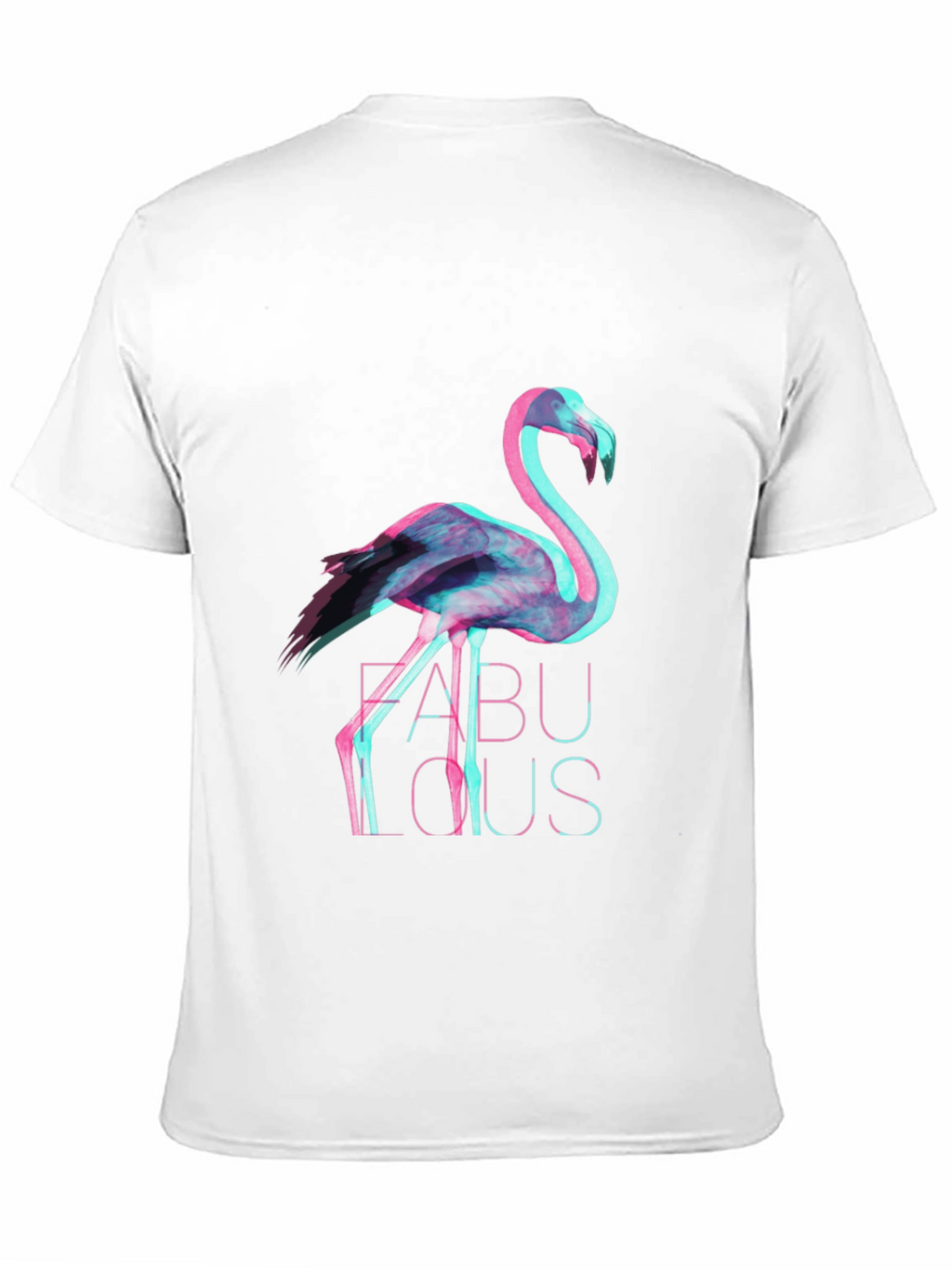Trendy Flamingo Graphic Print T-Shirt