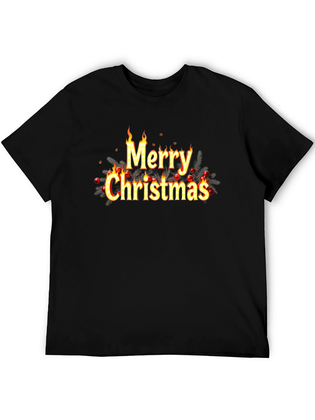Festive Merry Christmas Graphic Tee - Holiday Style!